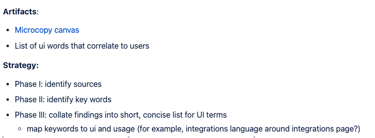 Three-phase strategy for establishing developer-first terminology