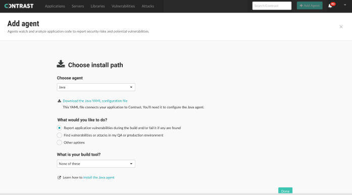 Onboarding flow before redesign, single unlabeled quick start step