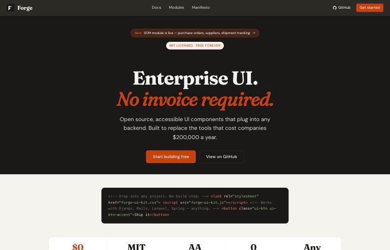 Forge UI